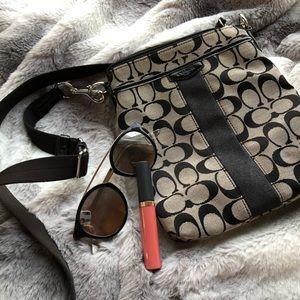 Cross-body bag by Coach in Black & Gray